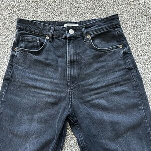 Zara High Rise Ankle Length Comfort Mom Fit